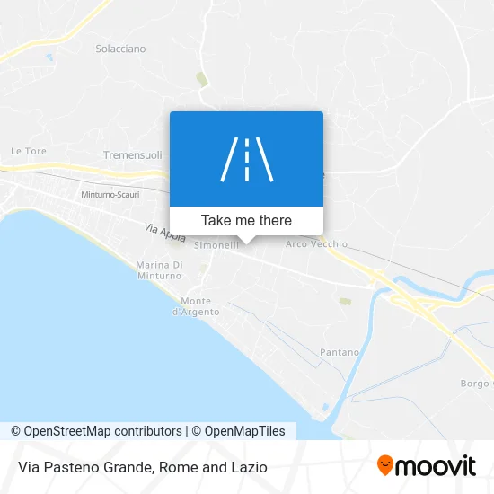 Pasteno Grande Street map
