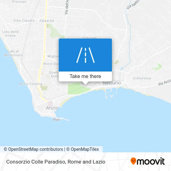 Colle Paradiso Consortium map
