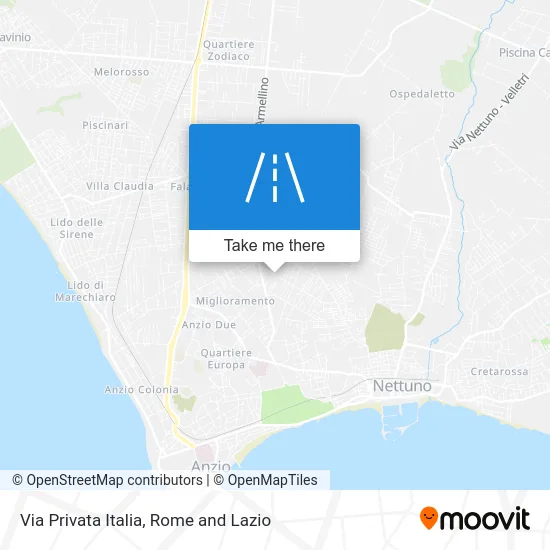 Private Italy Street map