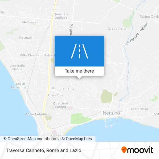 Canneto Crossing map