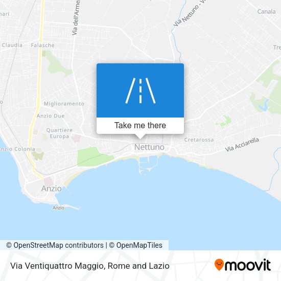 Via Ventiquattro Maggio map