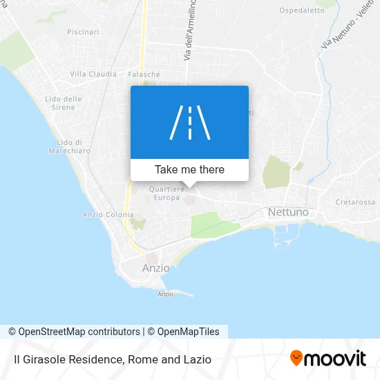 Il Girasole Residence map