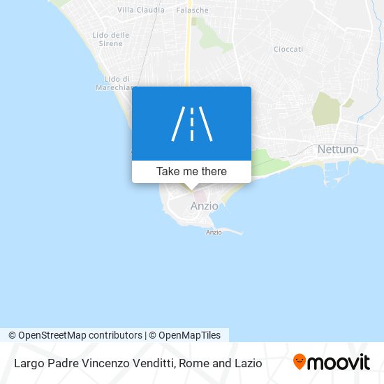 Largo Padre Vincenzo Venditti map