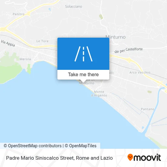 Padre Mario Siniscalco Street map