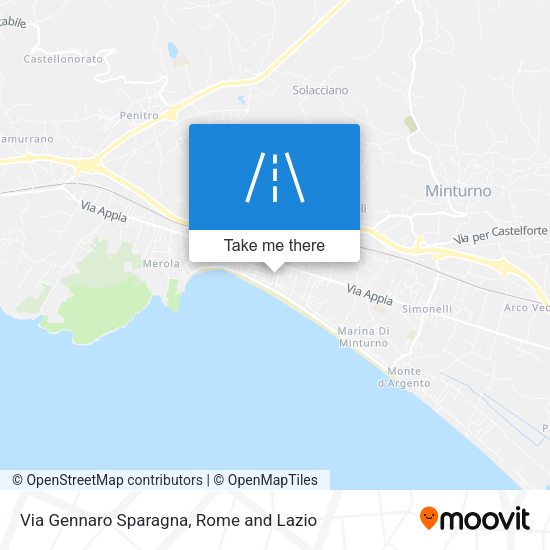 Via Gennaro Sparagna map
