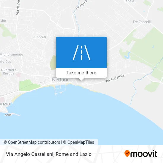 Angelo Castellani Street map