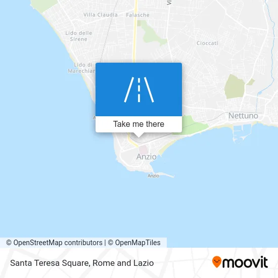 Santa Teresa Square map