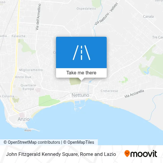 John Fitzgerald Kennedy Square map