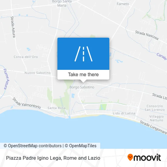 Piazza Padre Igino Lega map