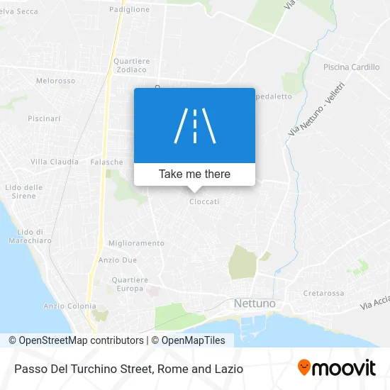 Passo Del Turchino Street map