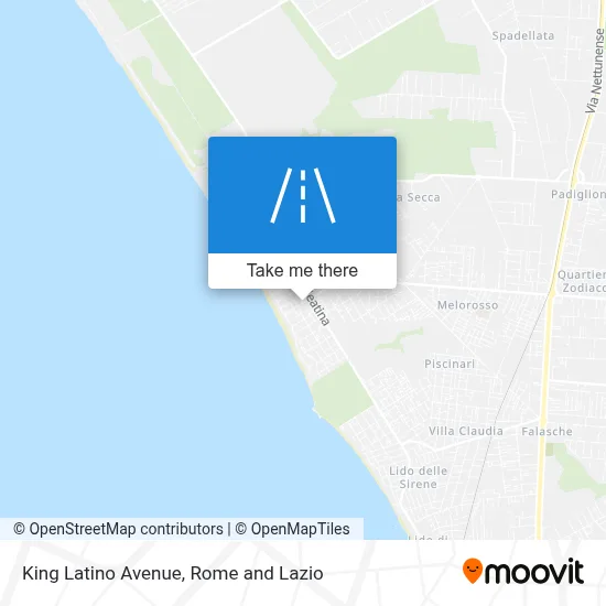King Latino Avenue map