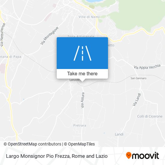 Largo Monsignor Pio Frezza map