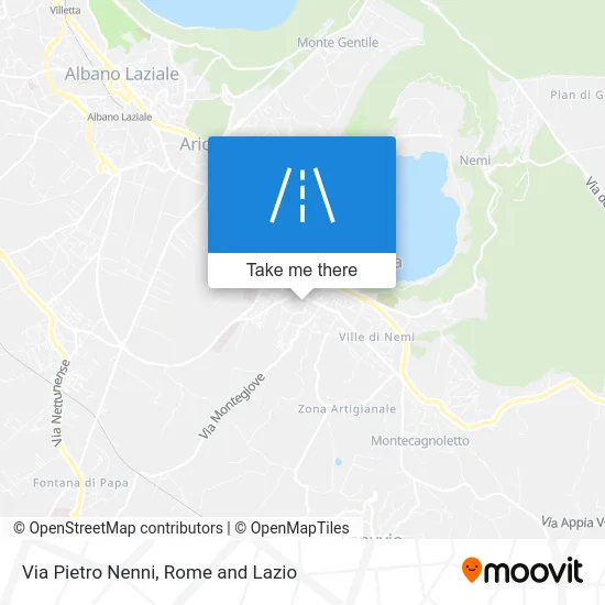 Pietro Nenni Street map