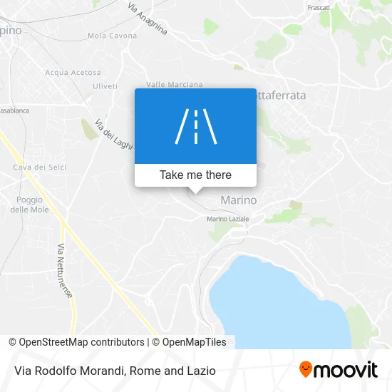 Via Rodolfo Morandi map