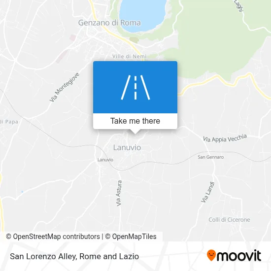 San Lorenzo Alley map