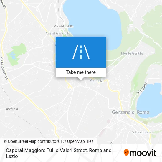 Caporal Maggiore Tullio Valeri Street map