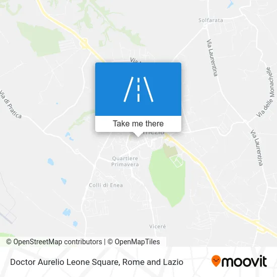 Doctor Aurelio Leone Square map