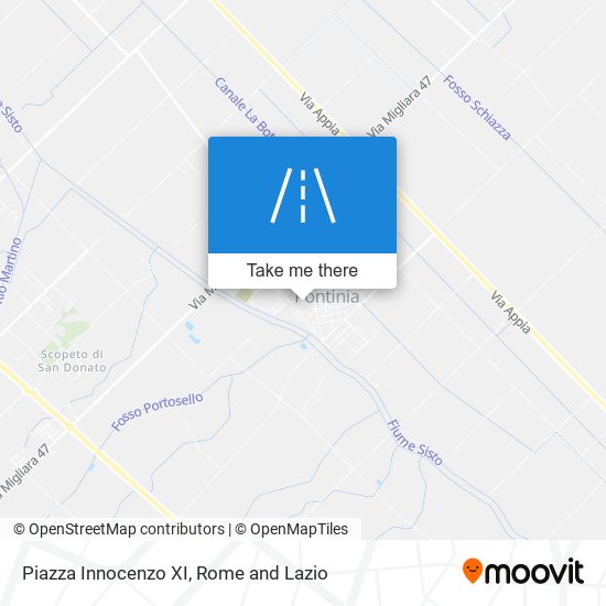 Piazza Innocenzo XI map