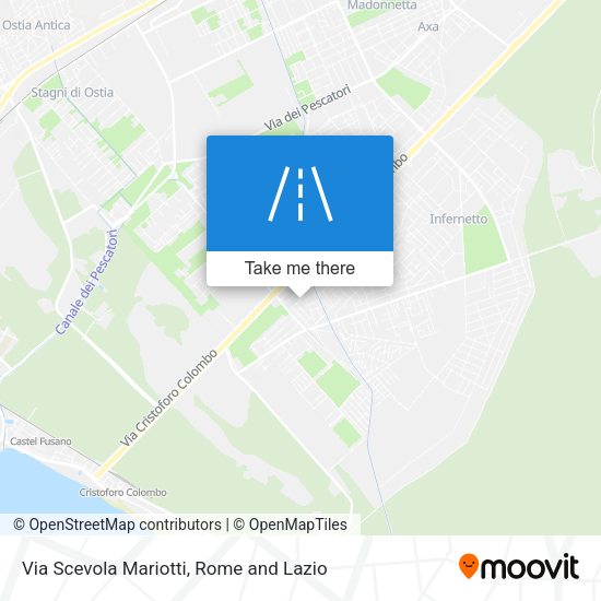Via Scevola Mariotti map