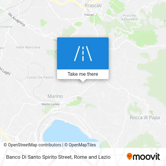 Banco Di Santo Spirito Street map