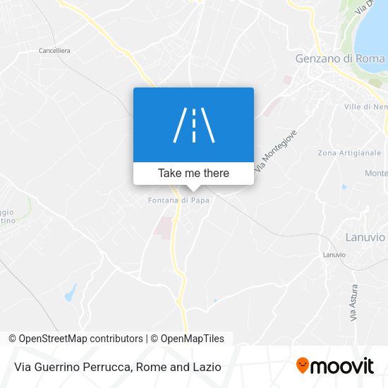 Via Guerrino Perrucca map