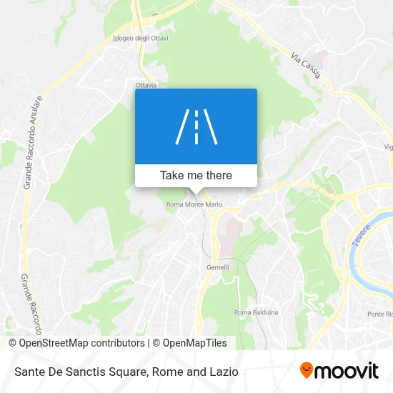 Sante De Sanctis Square map