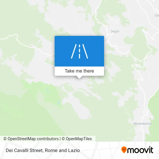 Dei Cavalli Street map