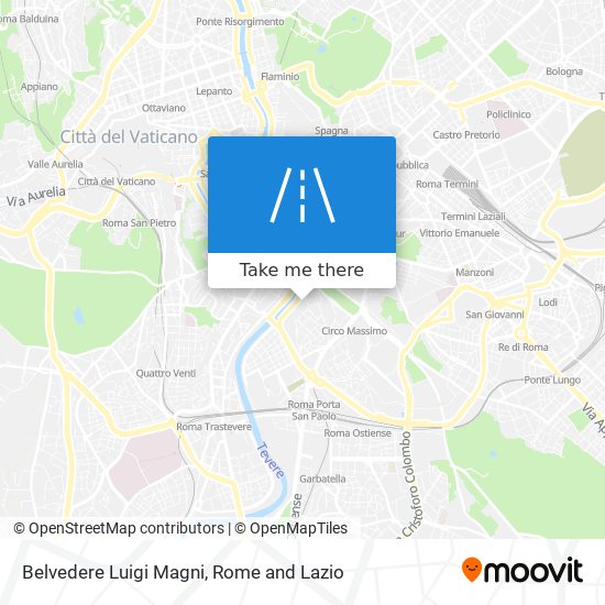 Belvedere Luigi Magni map