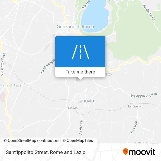 Sant'Ippolito Street map