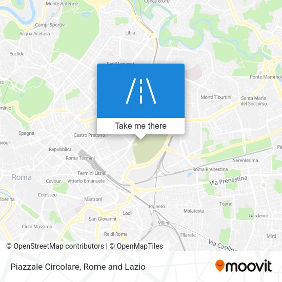 Piazzale Circolare map