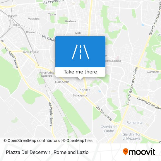 Piazza Dei Decemviri map