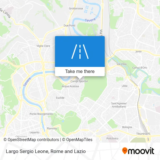 Sergio Leone Square map