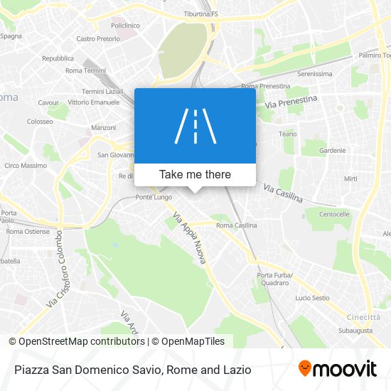 Piazza San Domenico Savio map