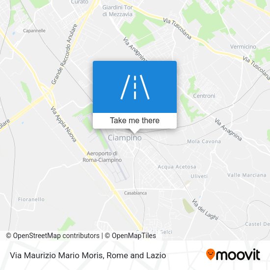Via Maurizio Mario Moris map