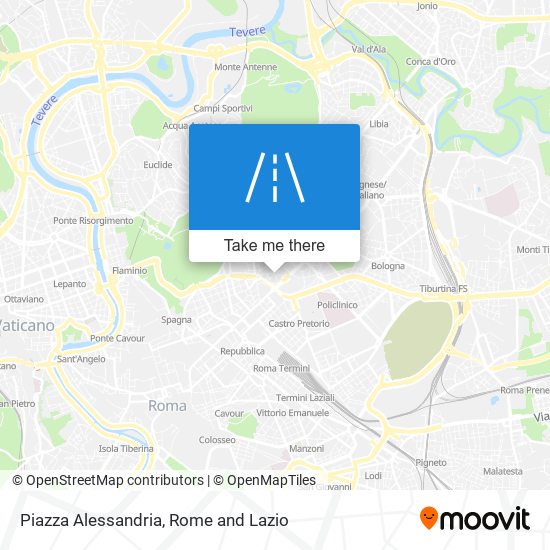 Piazza Alessandria map