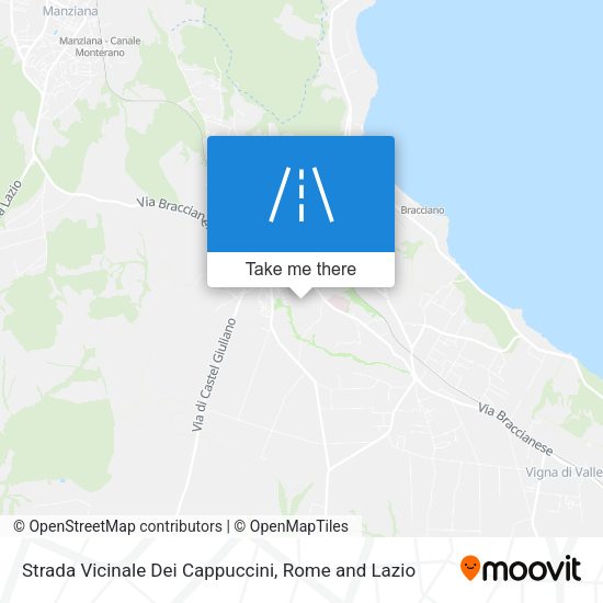 Strada Vicinale Dei Cappuccini map