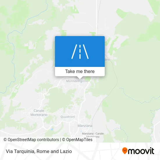 Tarquinia Street map