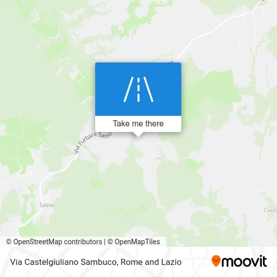 Castelgiuliano Sambuco Street map