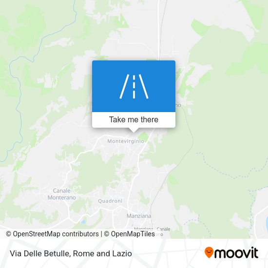 Via Delle Betulle map