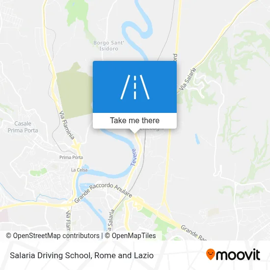 Salaria Driving School map