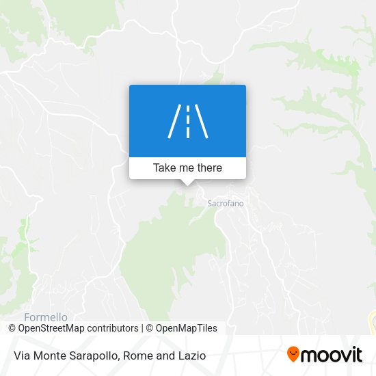 Via Monte Sarapollo map