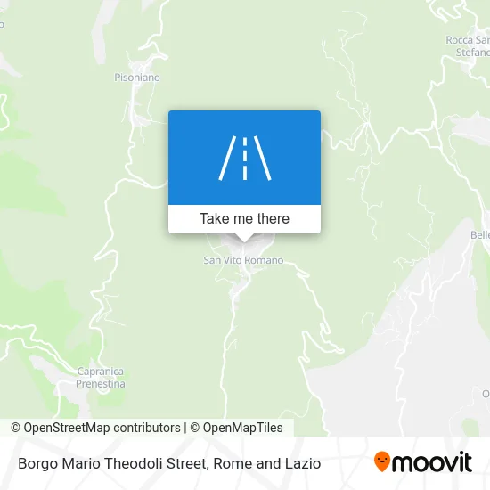 Borgo Mario Theodoli Street map