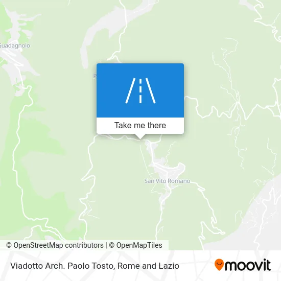 Architect Paolo Tosto Viaduct map