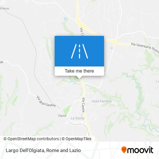 Largo Dell'Olgiata map