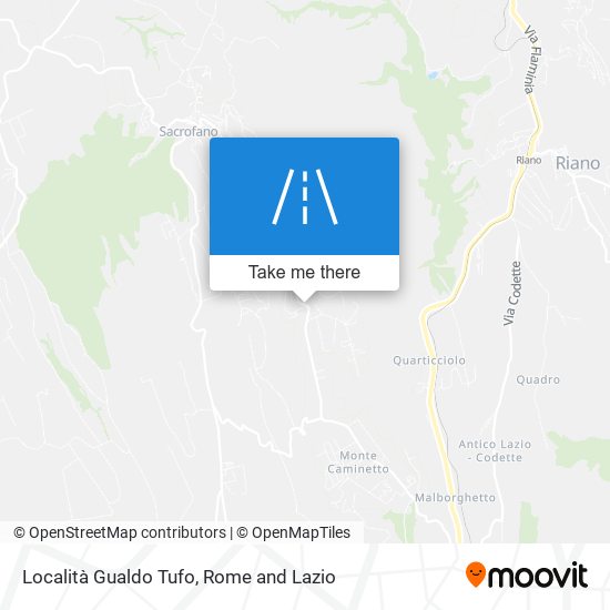 Località Gualdo Tufo map