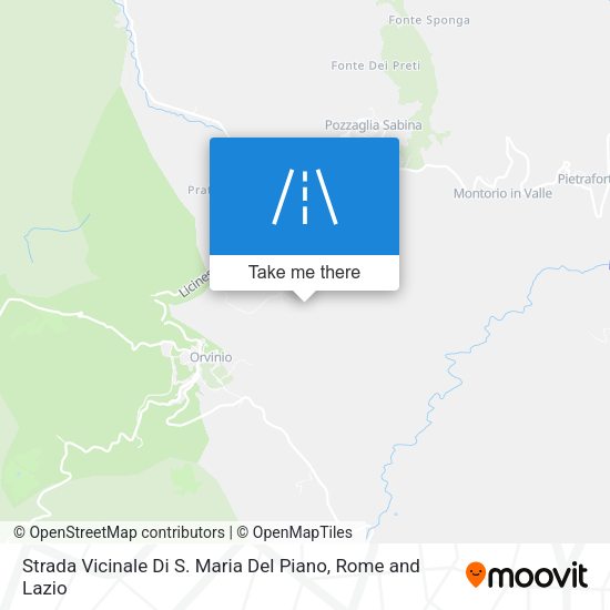 Strada Vicinale Di S. Maria Del Piano map