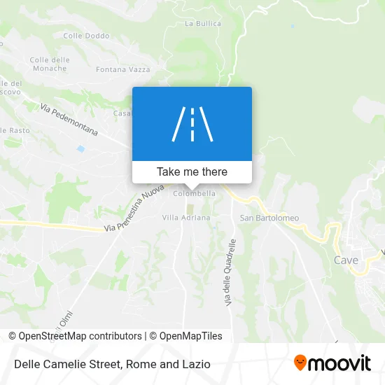 Delle Camelie Street map