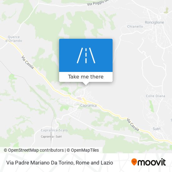 Via Padre Mariano Da Torino map