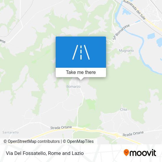 Via Del Fossatello map