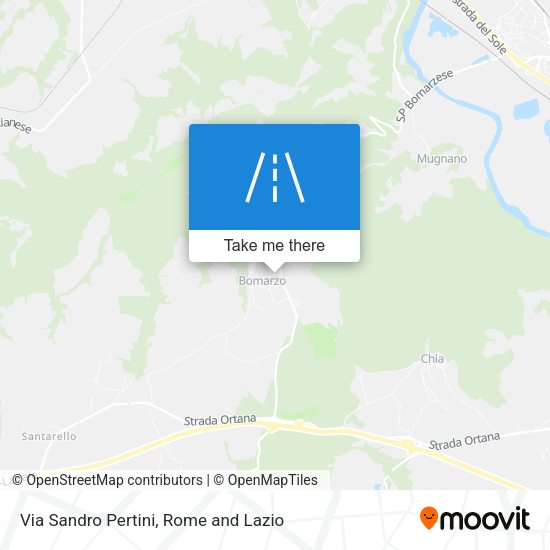 Via Sandro Pertini map